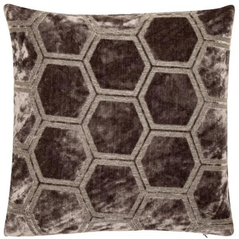 Ivor Slate Velvet Cushion