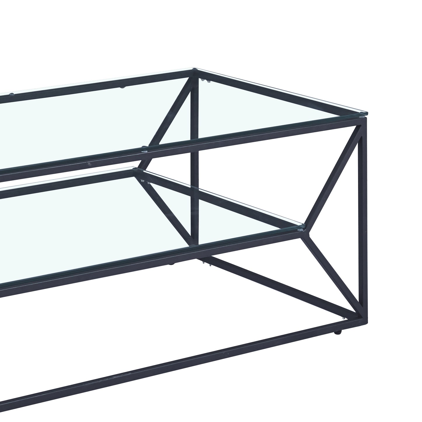 Ava Matte Black Coffee Table