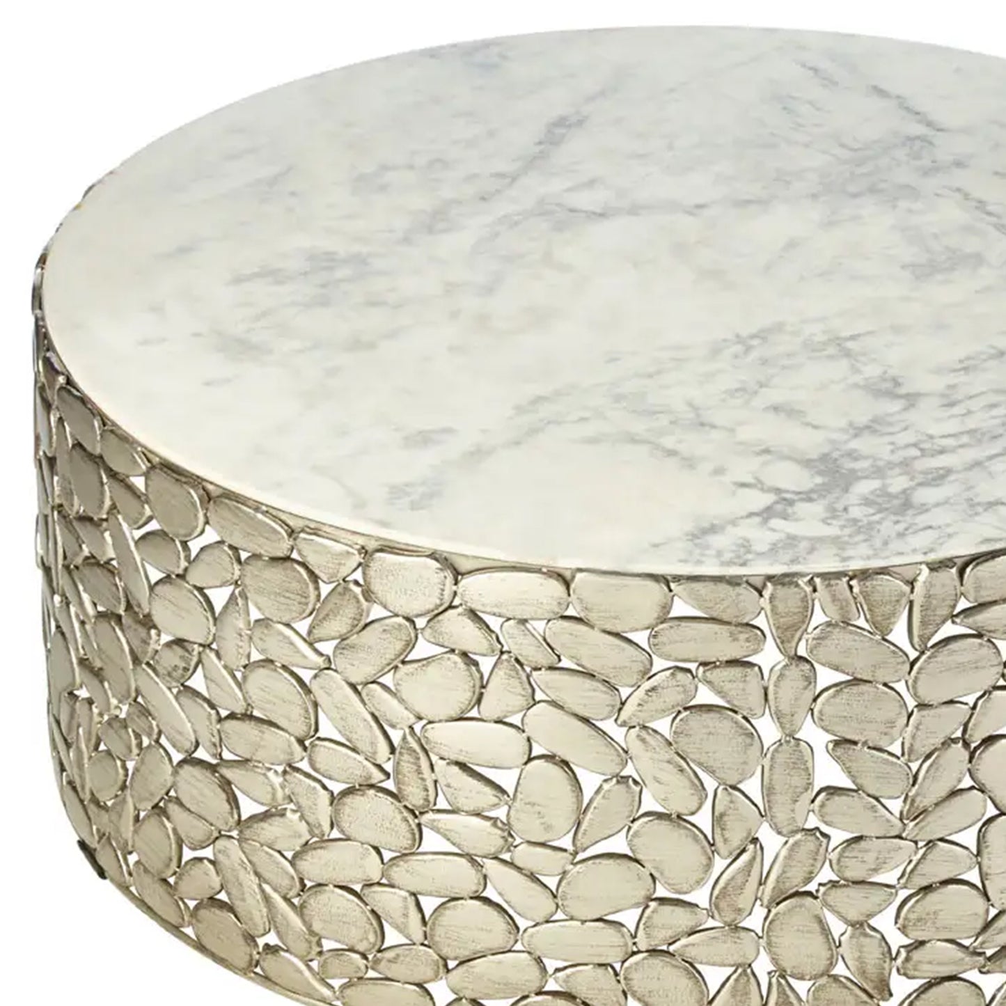 Pebble Coffee Table With Stone Top