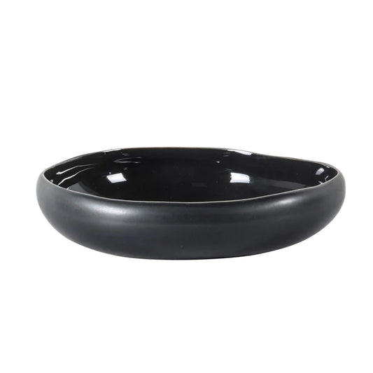 Charcoal Ceramic Glazed Bowl