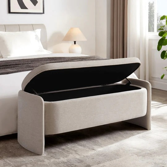  velvet ottoman bench 