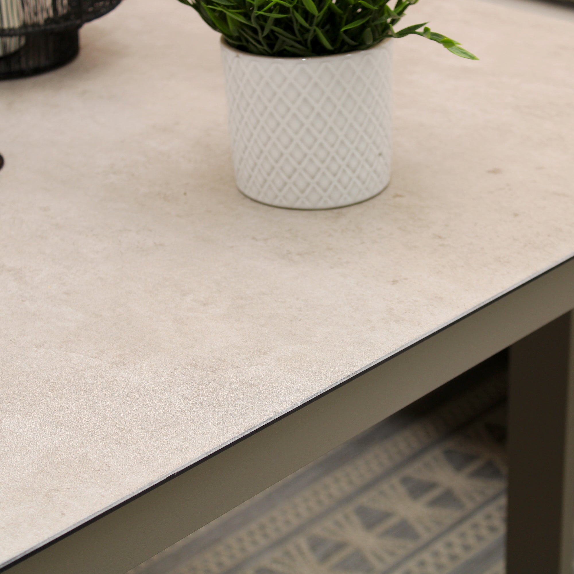 Neutral Light Grey Aluminium Frame Sofa Dining Modular Garden Set