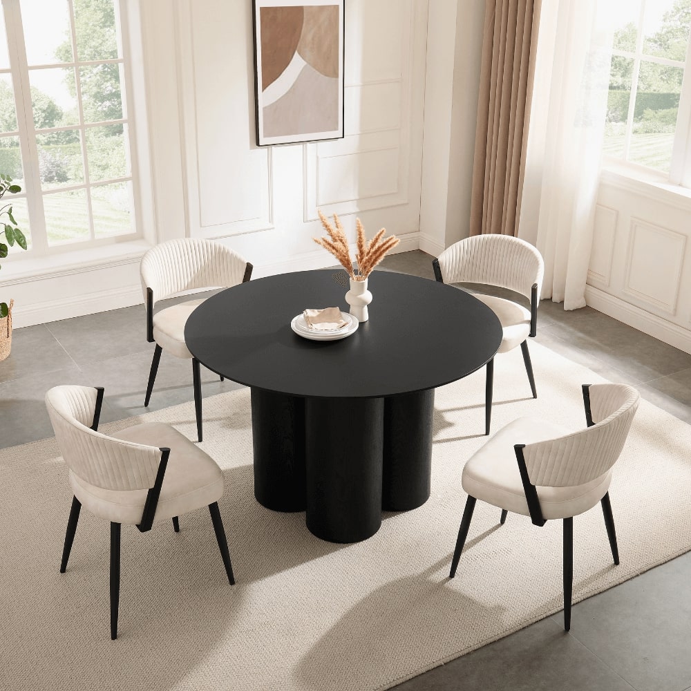 dining table set for 4 with chairs