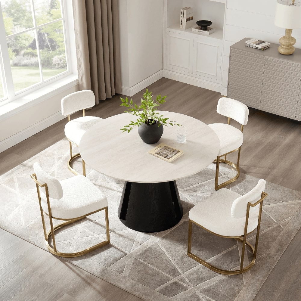 dining table and chairs set