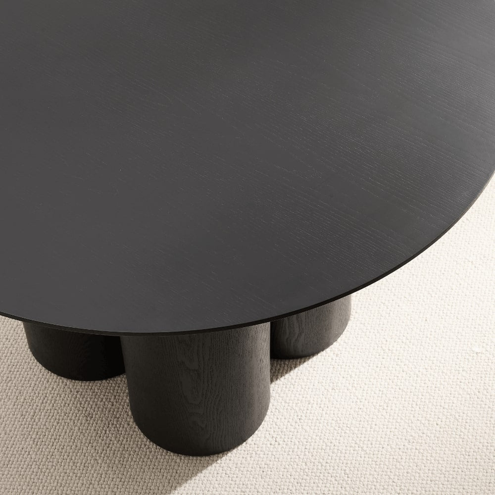 black round table