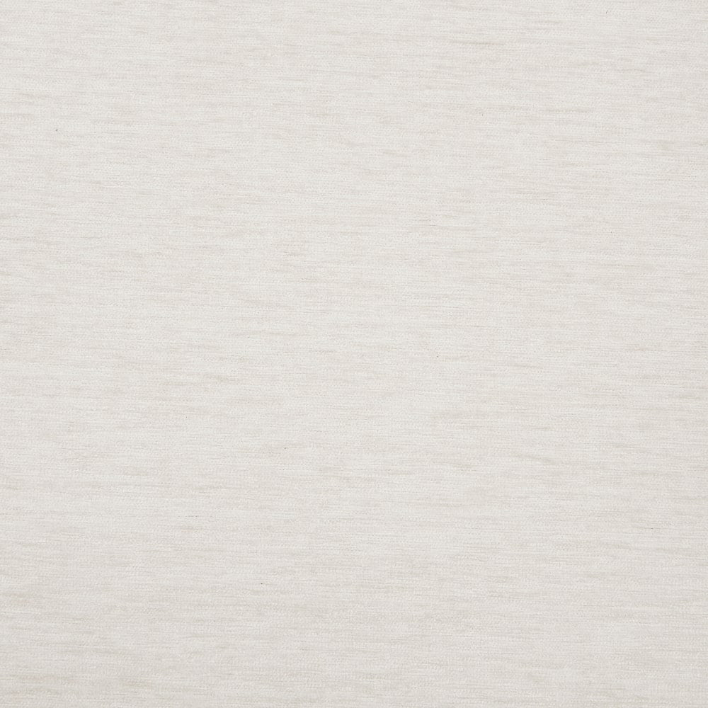 Lada Curved Cream Chenille Accent Chair With Storage Footrest