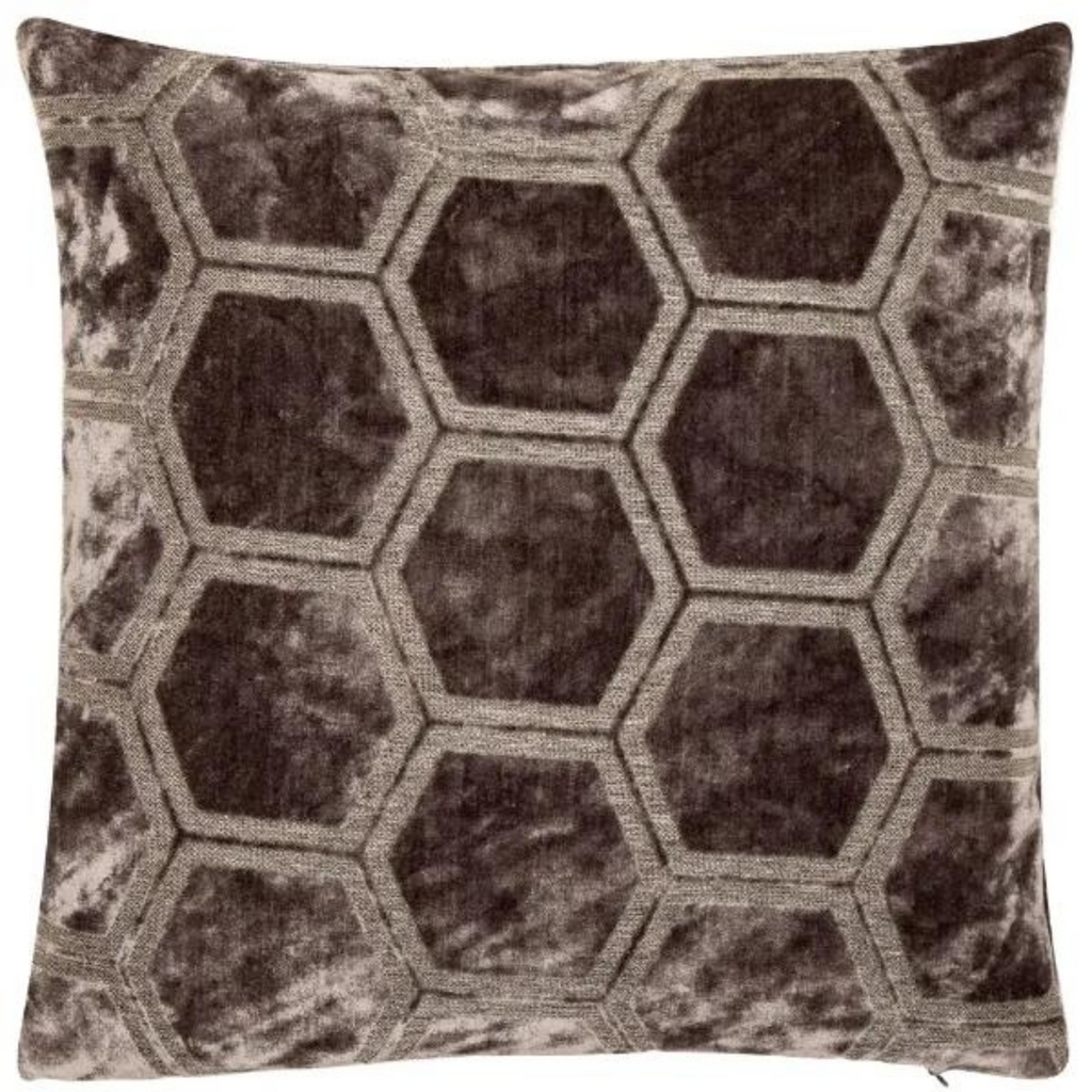 Ivor Slate Velvet Cushion