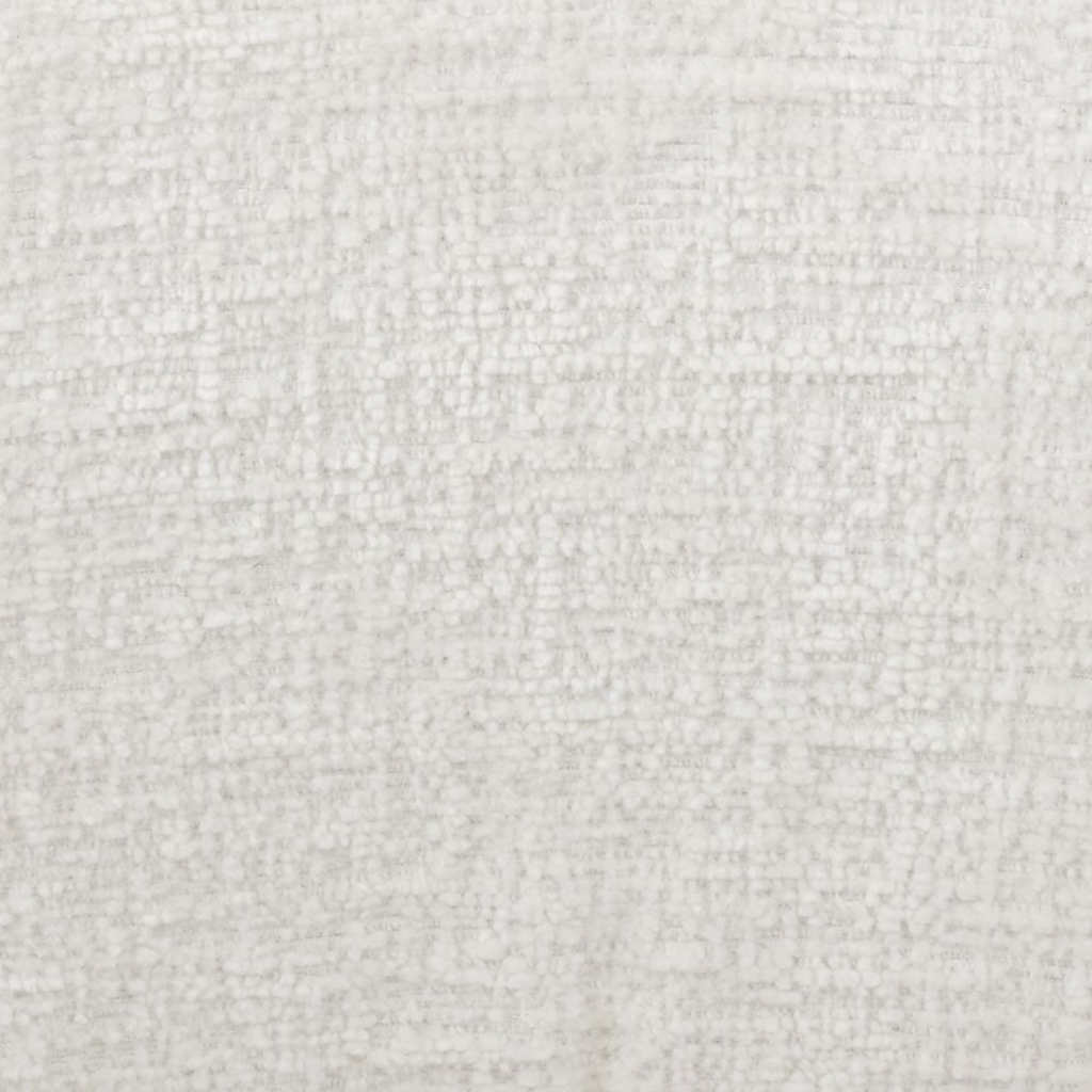 Rhea White Fabric Bar Stool With Black Frame