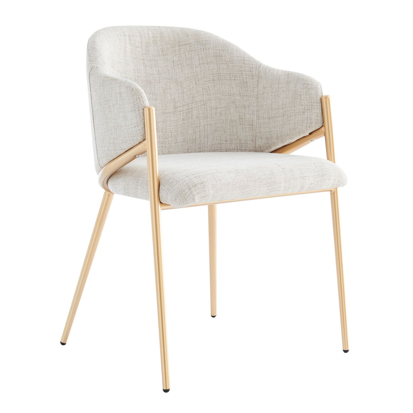 Neutral Linen Dining Chair