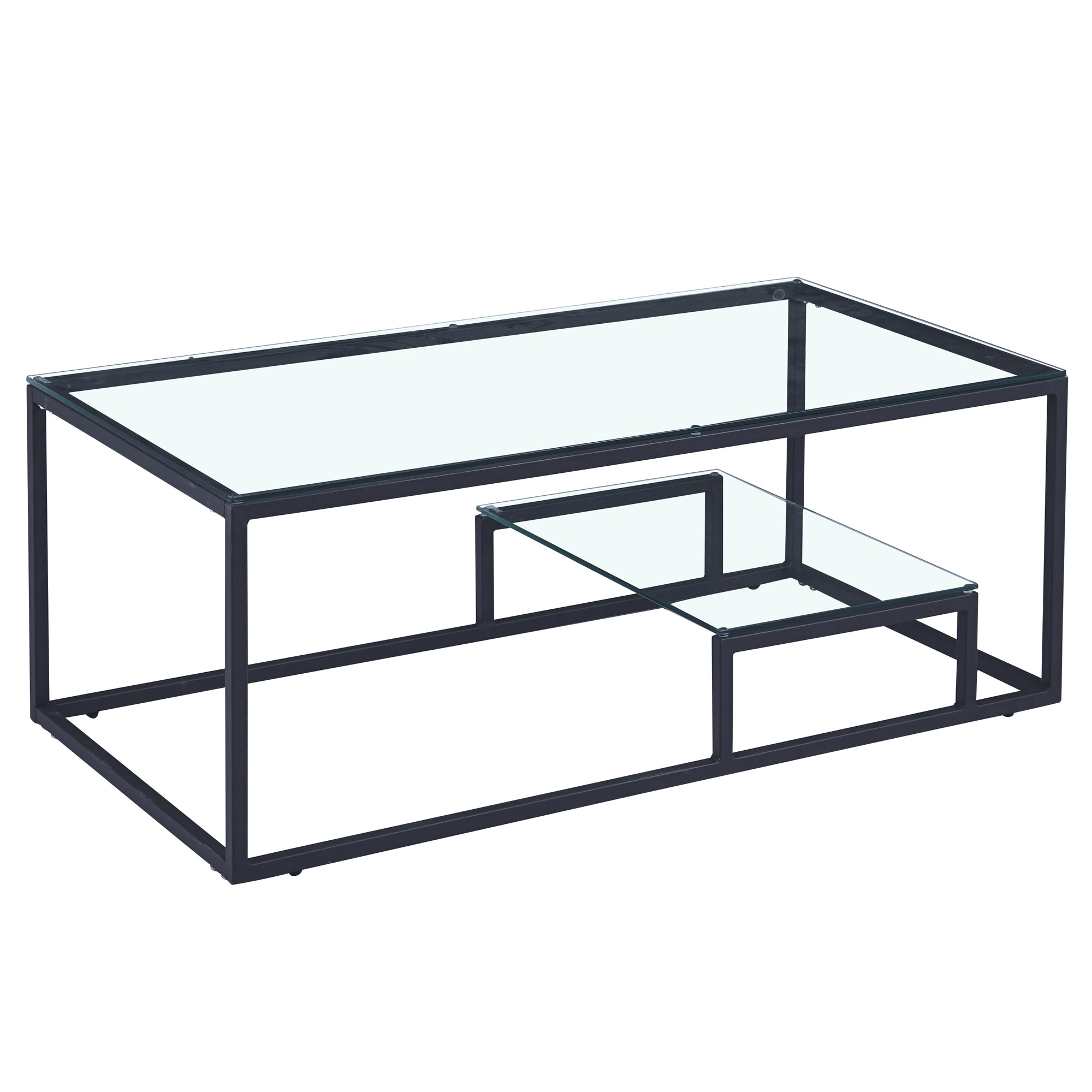 Enzo Matte Black Coffee Table