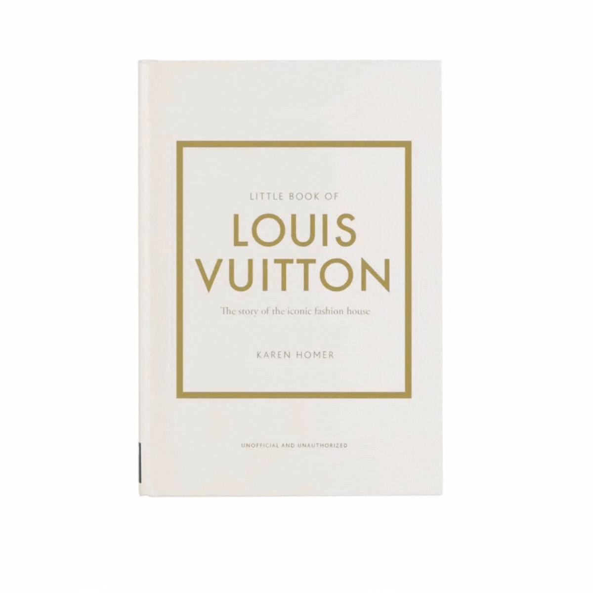 white and gold louis vuitton book