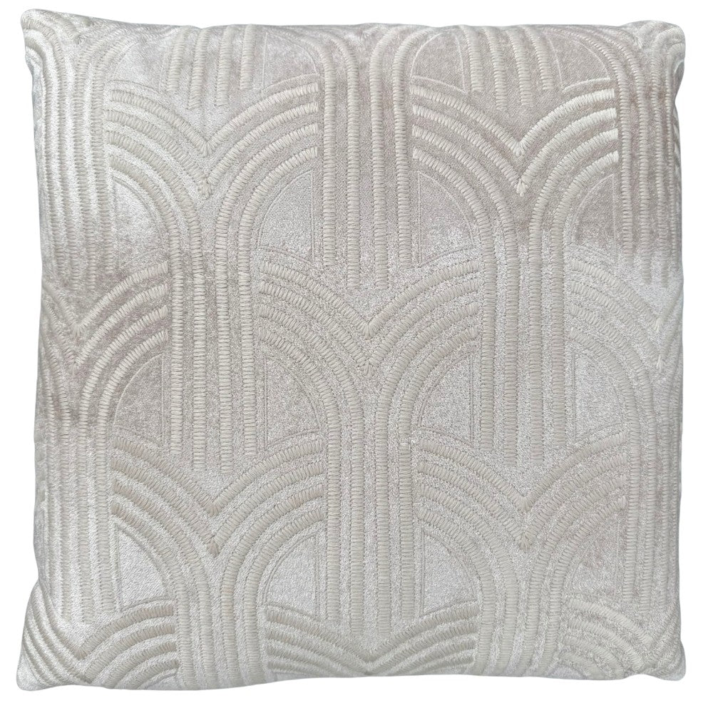Malini Mushroom Velvet Arch Cushion
