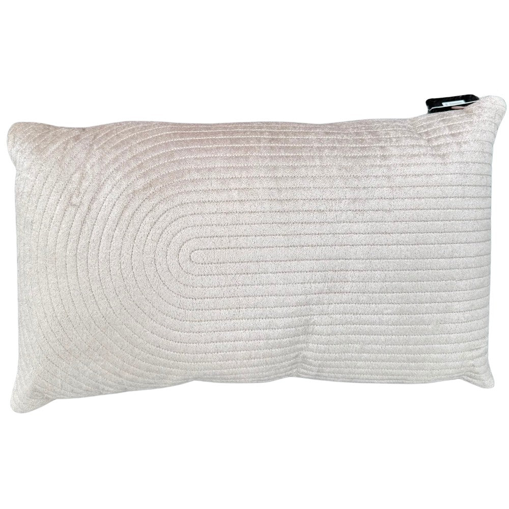 Malini Mushroom Velvet Rectangle Cushion