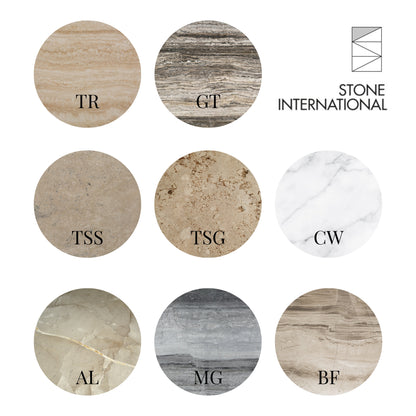 Stone International Roma Boat Marble Dining Table