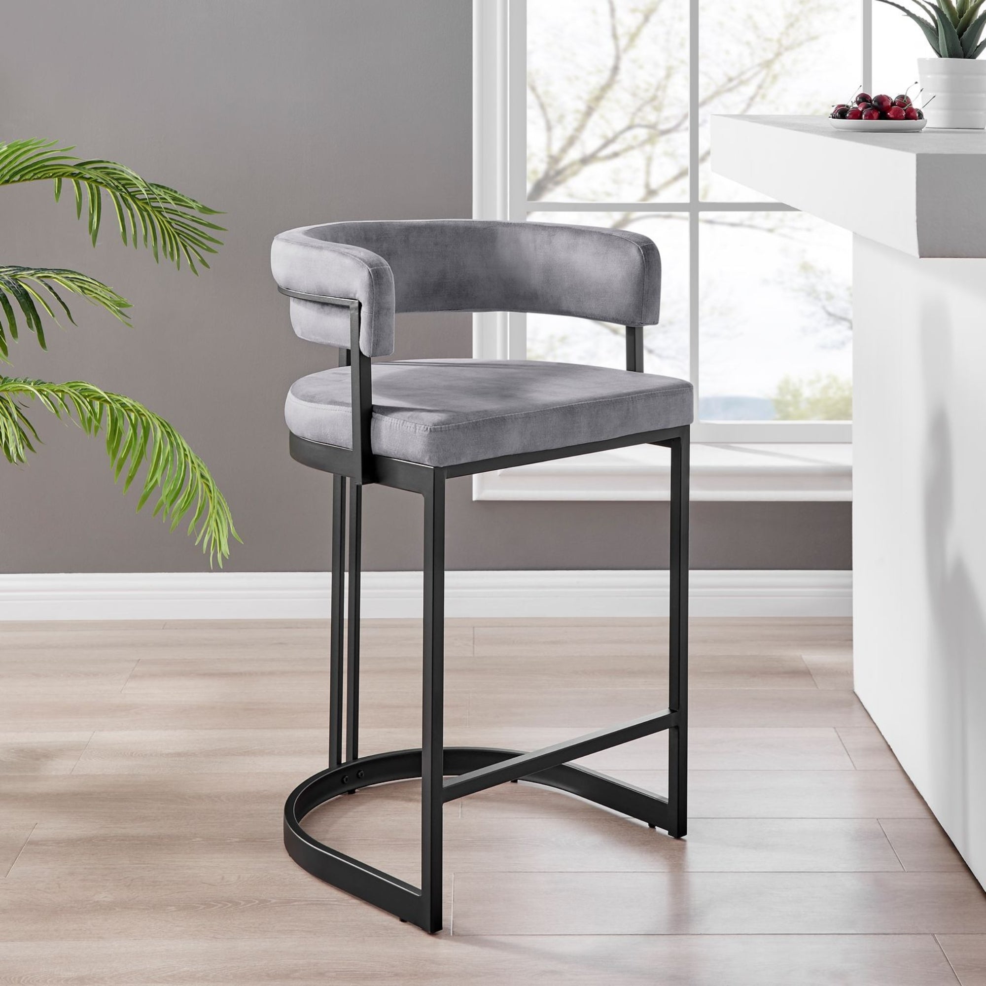 grey bar stools
