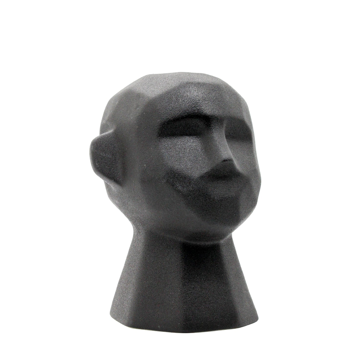 Black Ceramic Head Piece Ornament