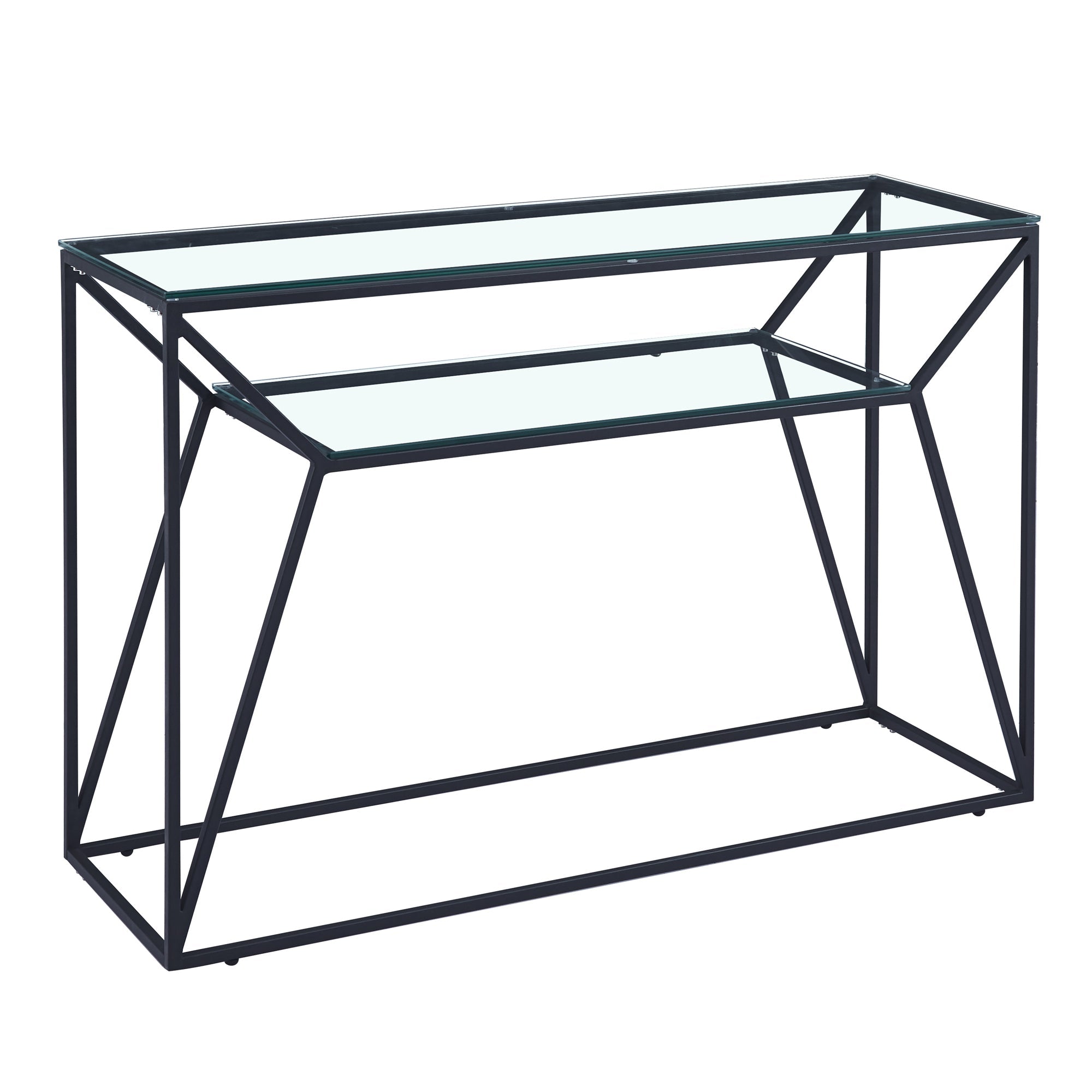 Ava Matte Black Console Table