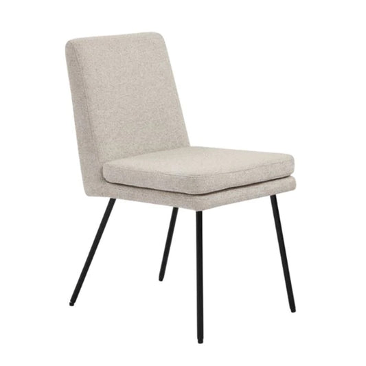 Beige Woven Dining Chair