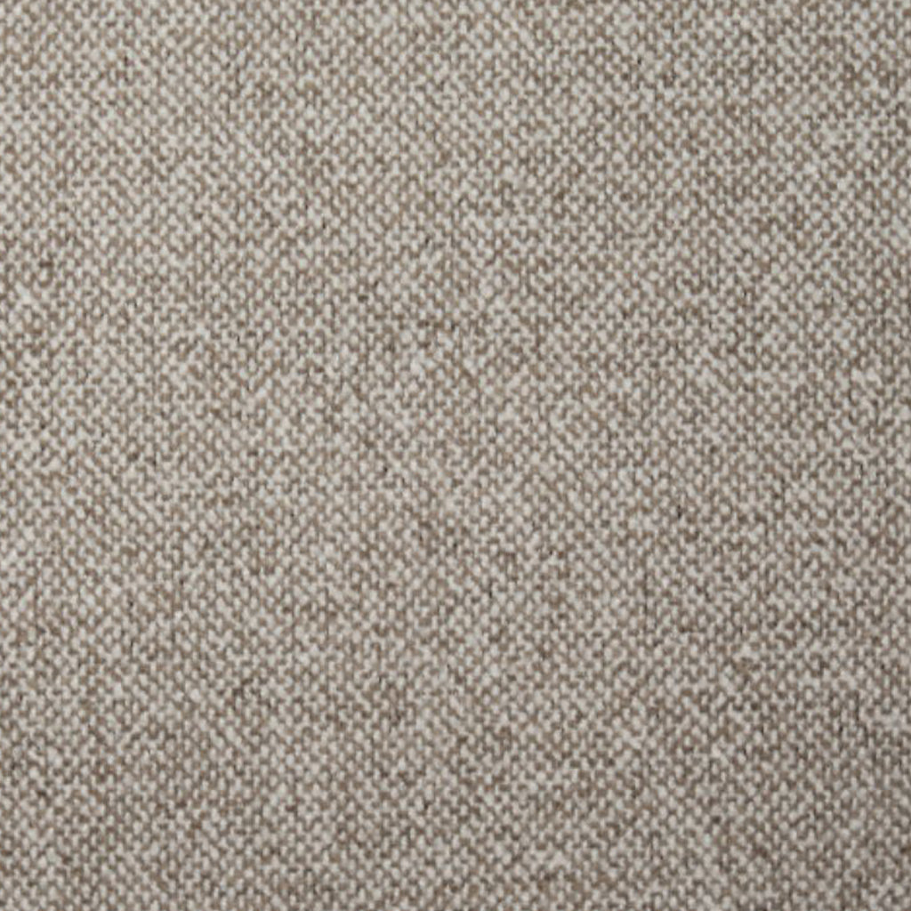 Beige Woven Dining Chair With Black Legs