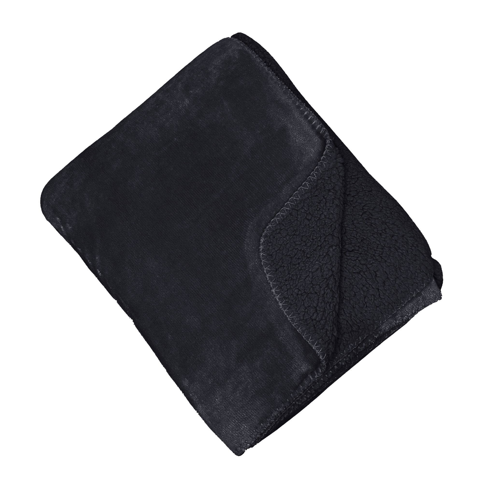 Malini Black Cosy Shearling Throw