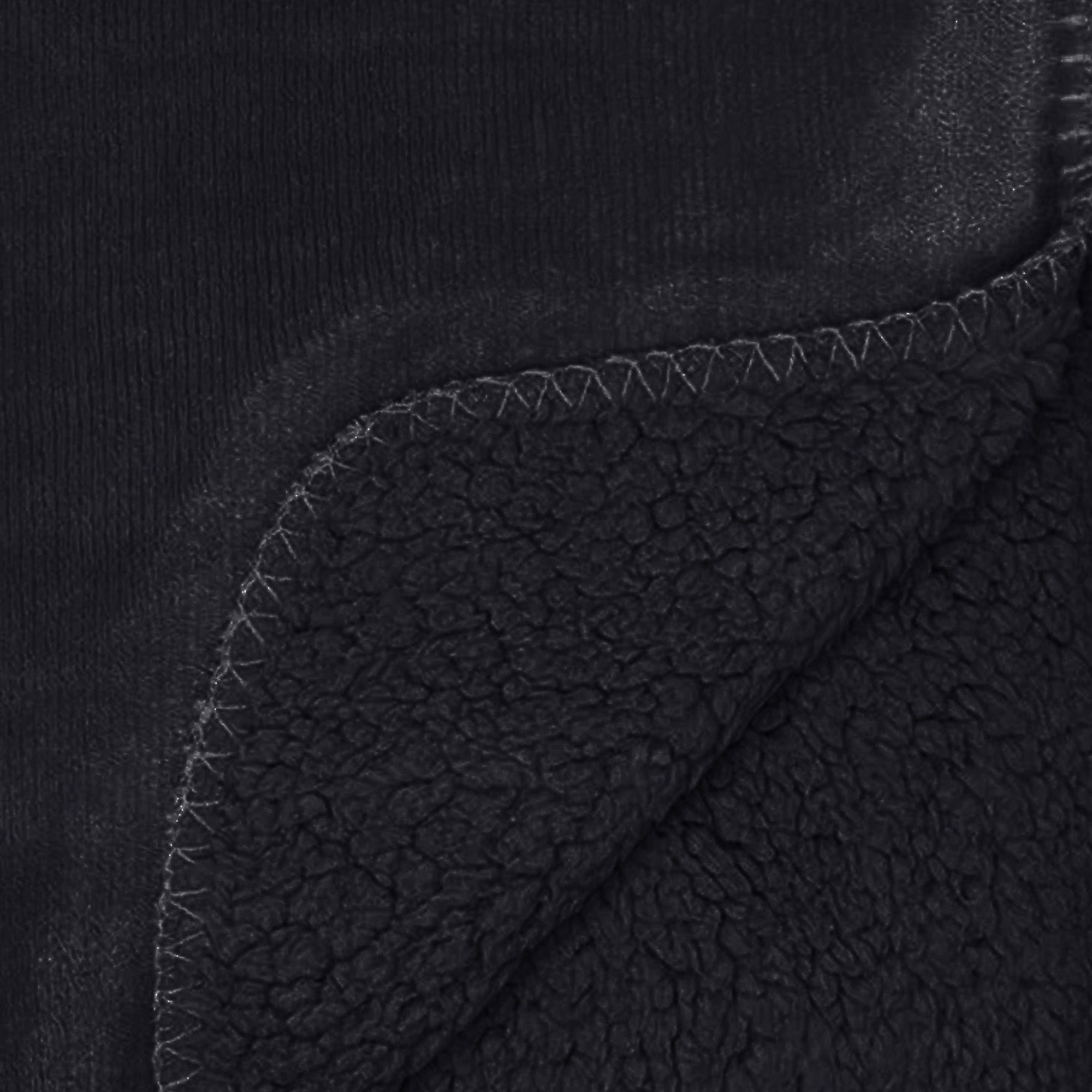 Malini Black Cosy Shearling Throw