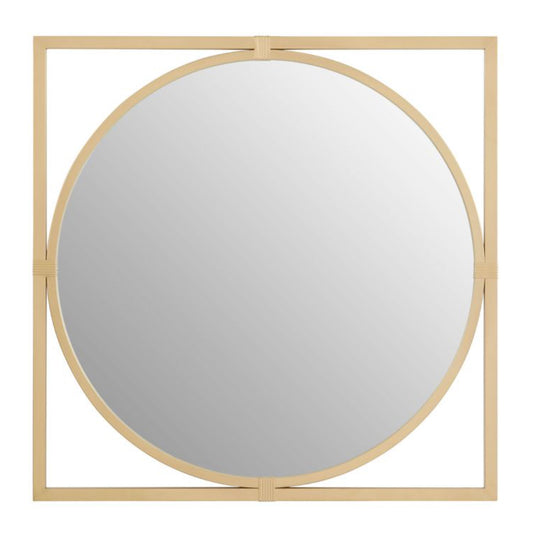 Orbit Gold Framed Circle Mirror
