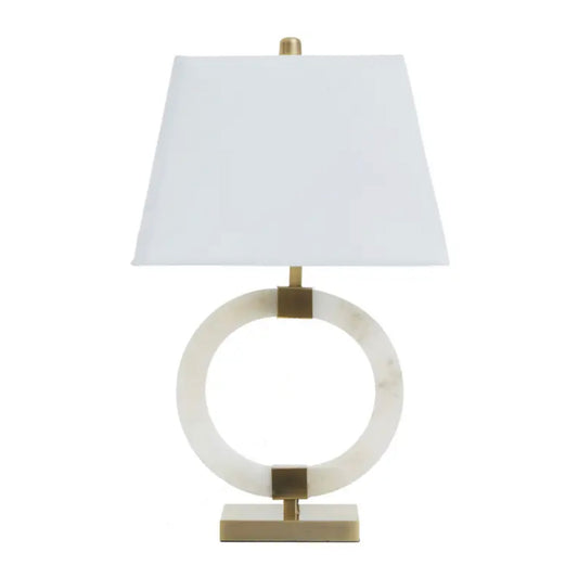 Marble Table Lamp With Gold