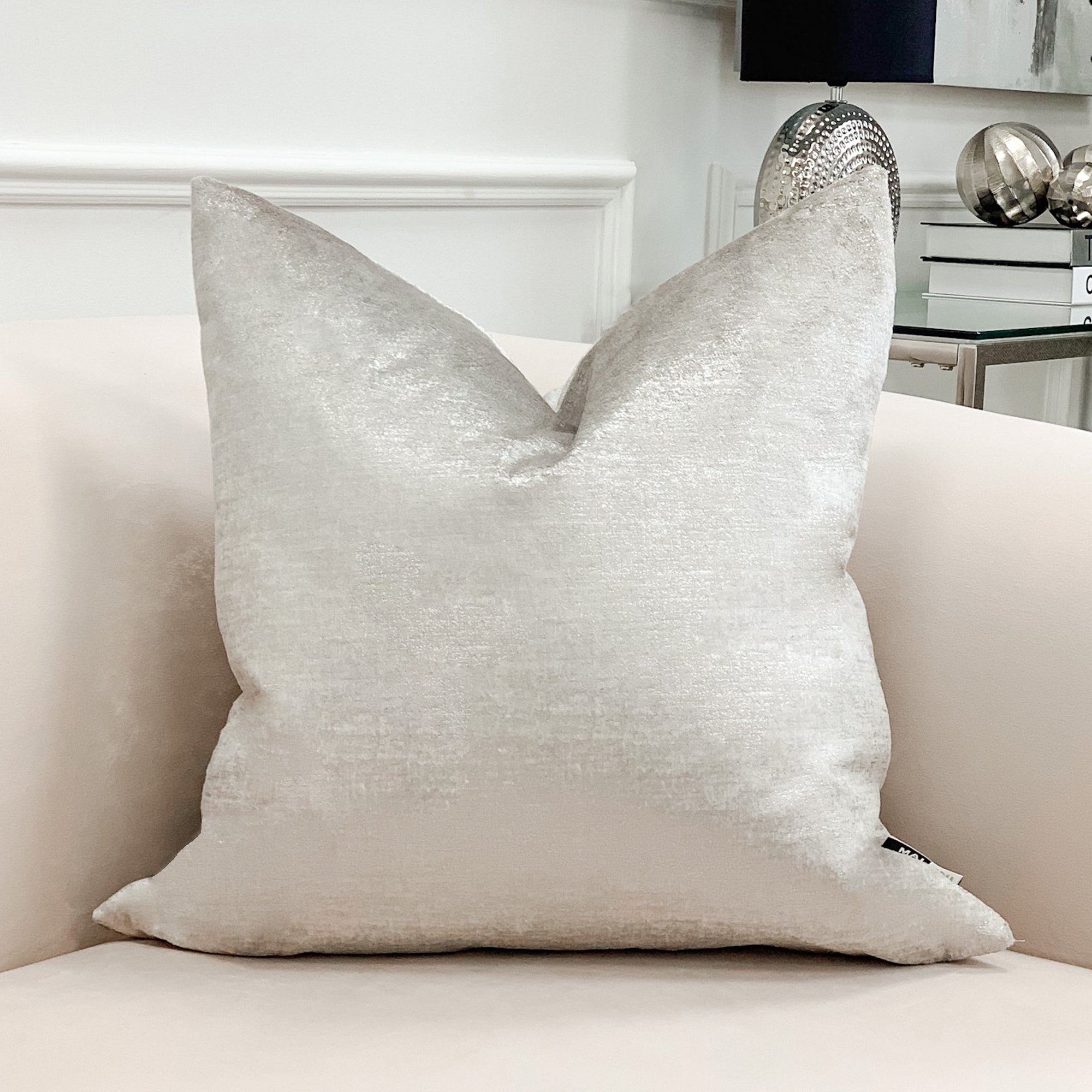 Silver 2024 large cushions