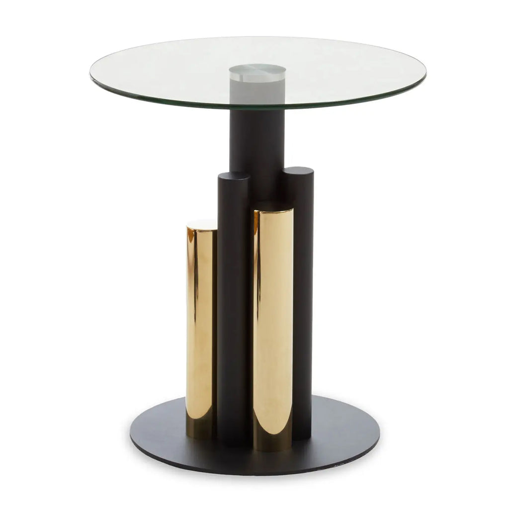 Ophelia Black & Gold Side table