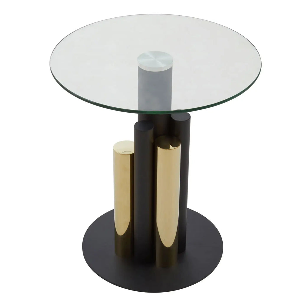 Ophelia Black & Gold Side table