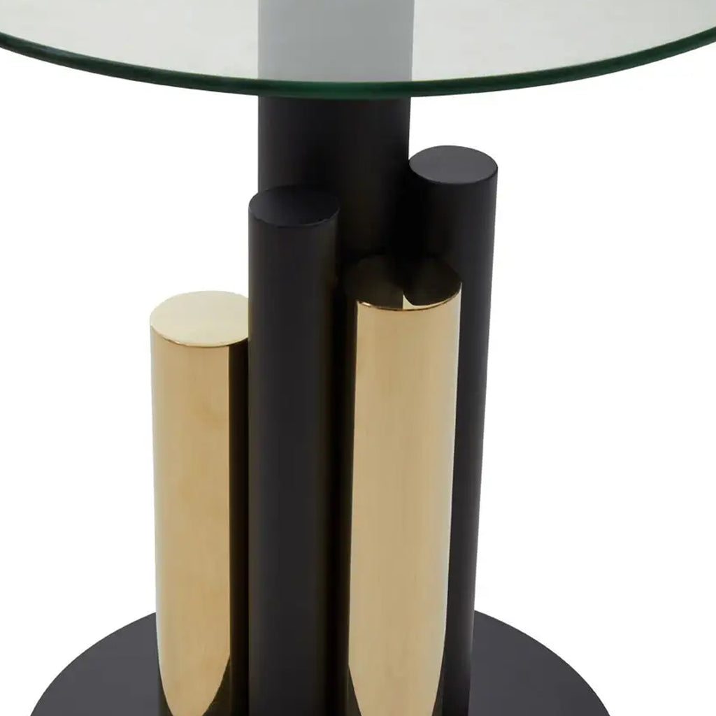 Ophelia Black & Gold Side table
