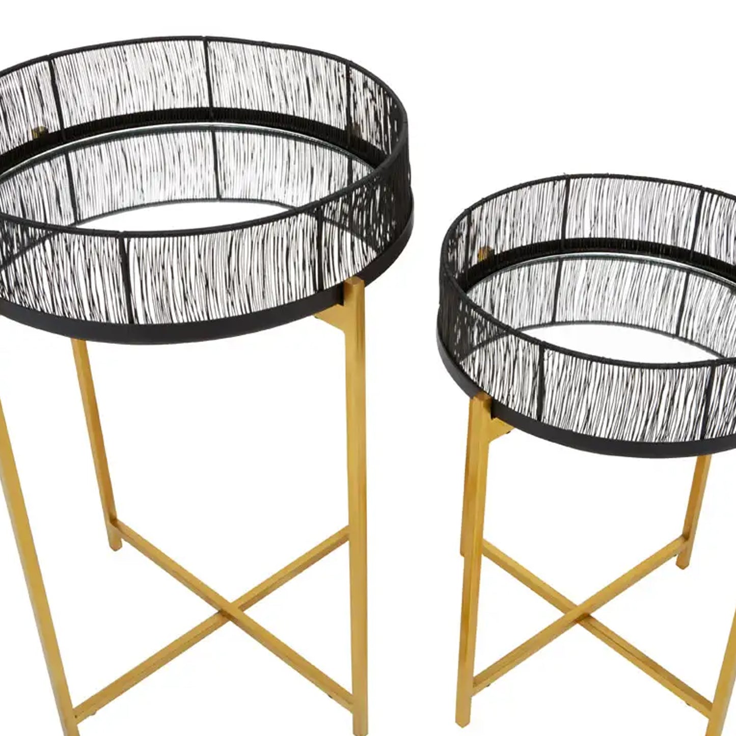 Solace Black Wire Tables
