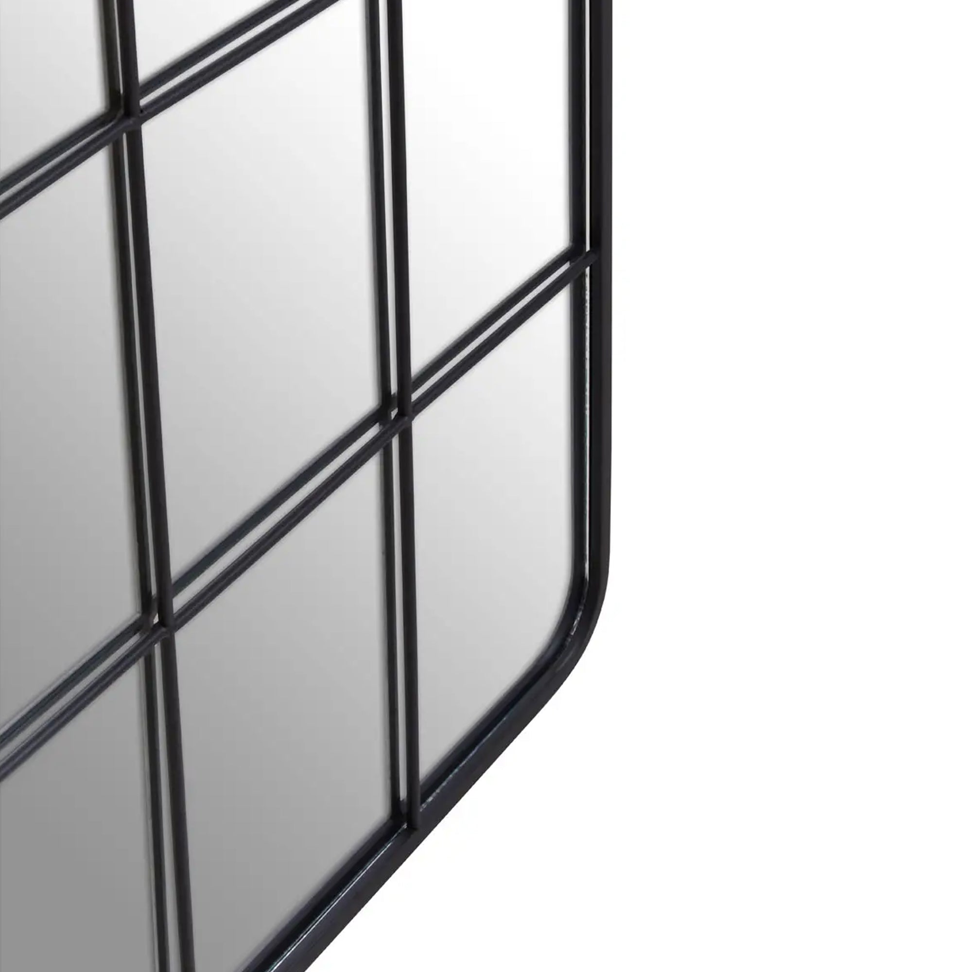 Rectangle Black Window Mirror