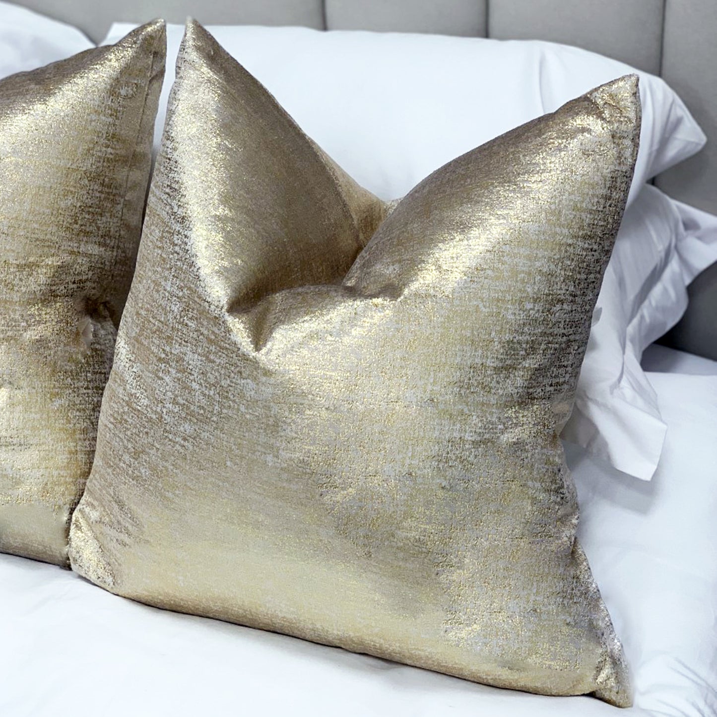 Elisa Glam Gold Large Velvet Cushion