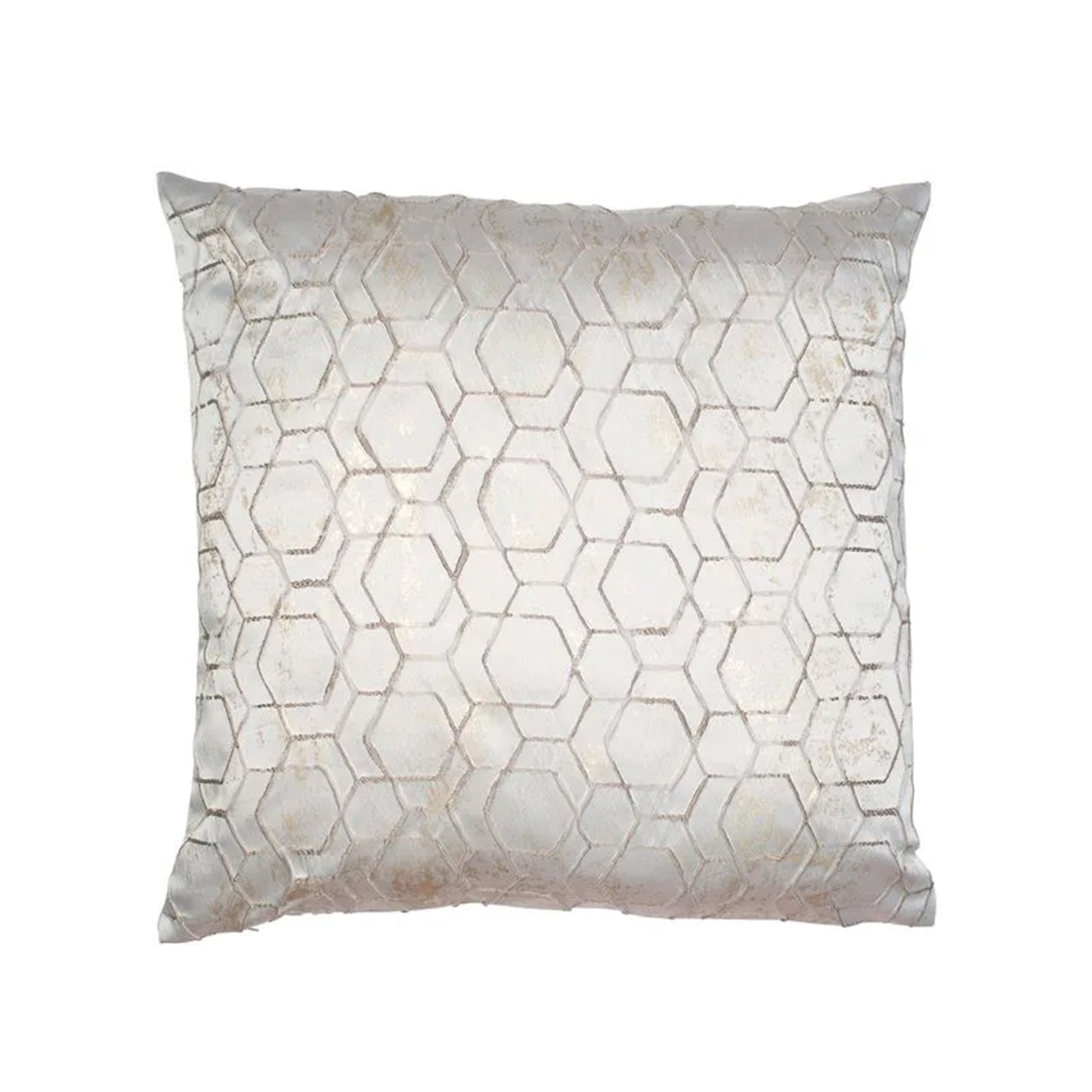 Gold Leaf Satin Textured Cushion