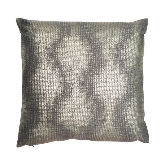 Ciara Silver Wave Foil Cushion
