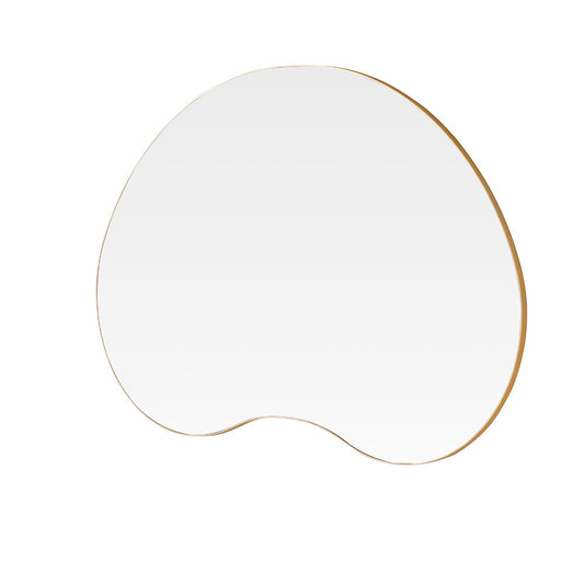 Pebble irregular shaped mirror - Gold