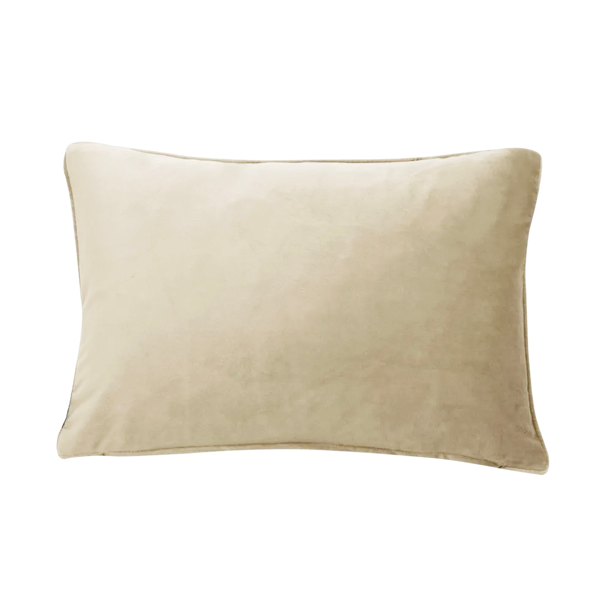 Champagne Velvet Rectangle Cushion
