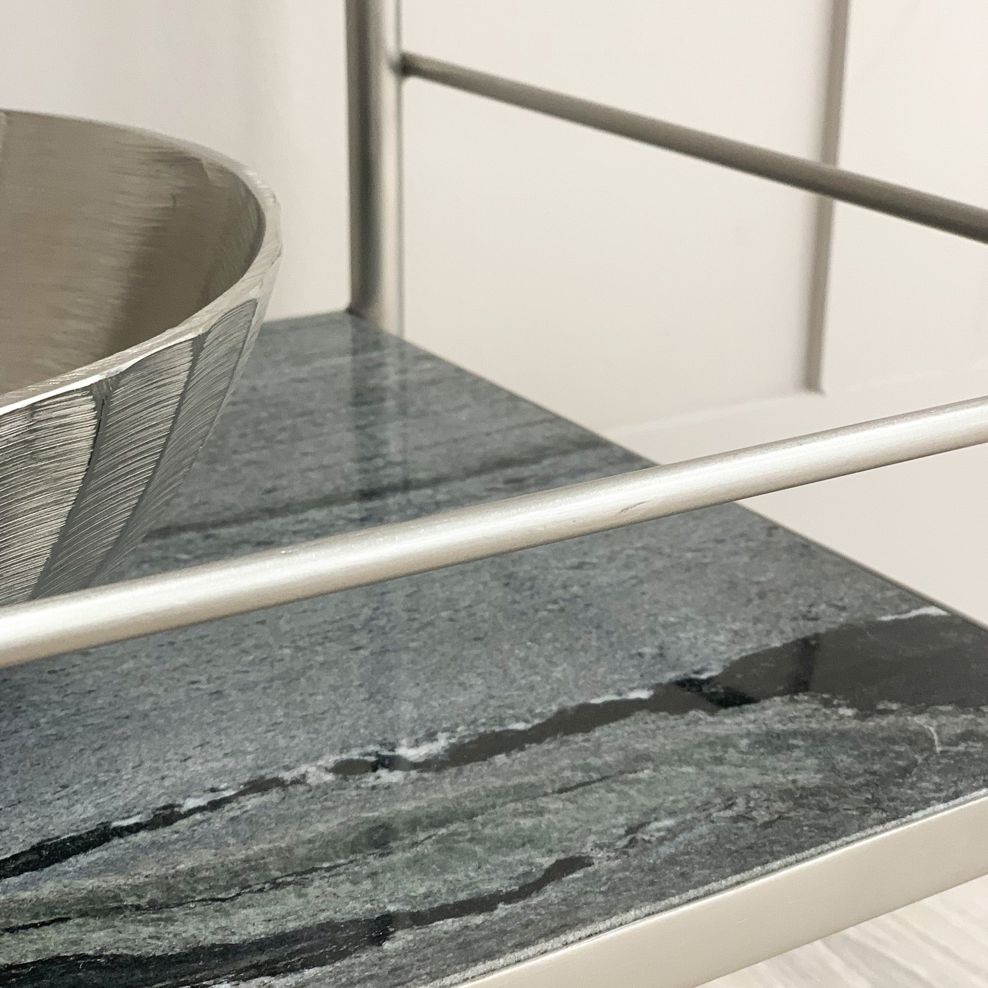 Grey Marble Side Table