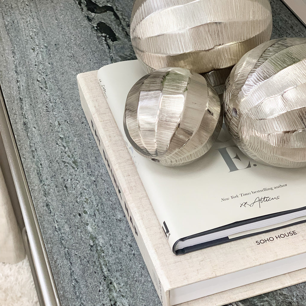 Grey Marble Side Table