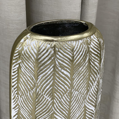 Birch Antique Gold Tall Statement Vase