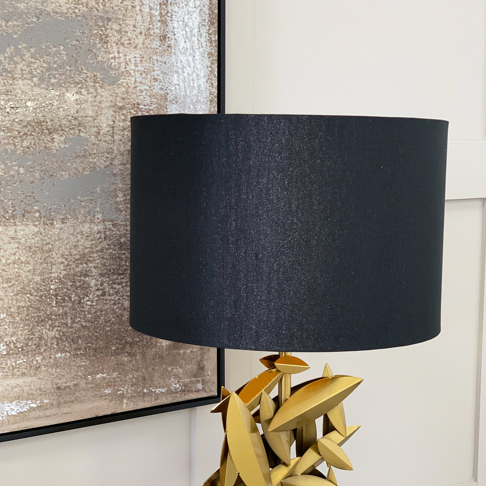 Opulent Botanics Gold And Black Lamp