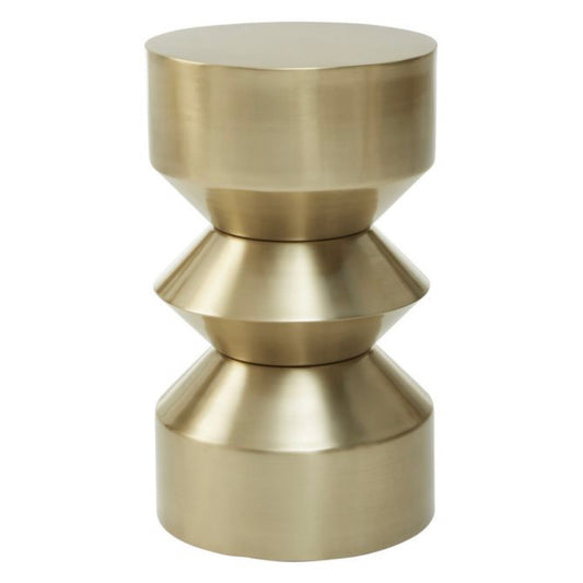 Levin Brushed Gold Occasional Table