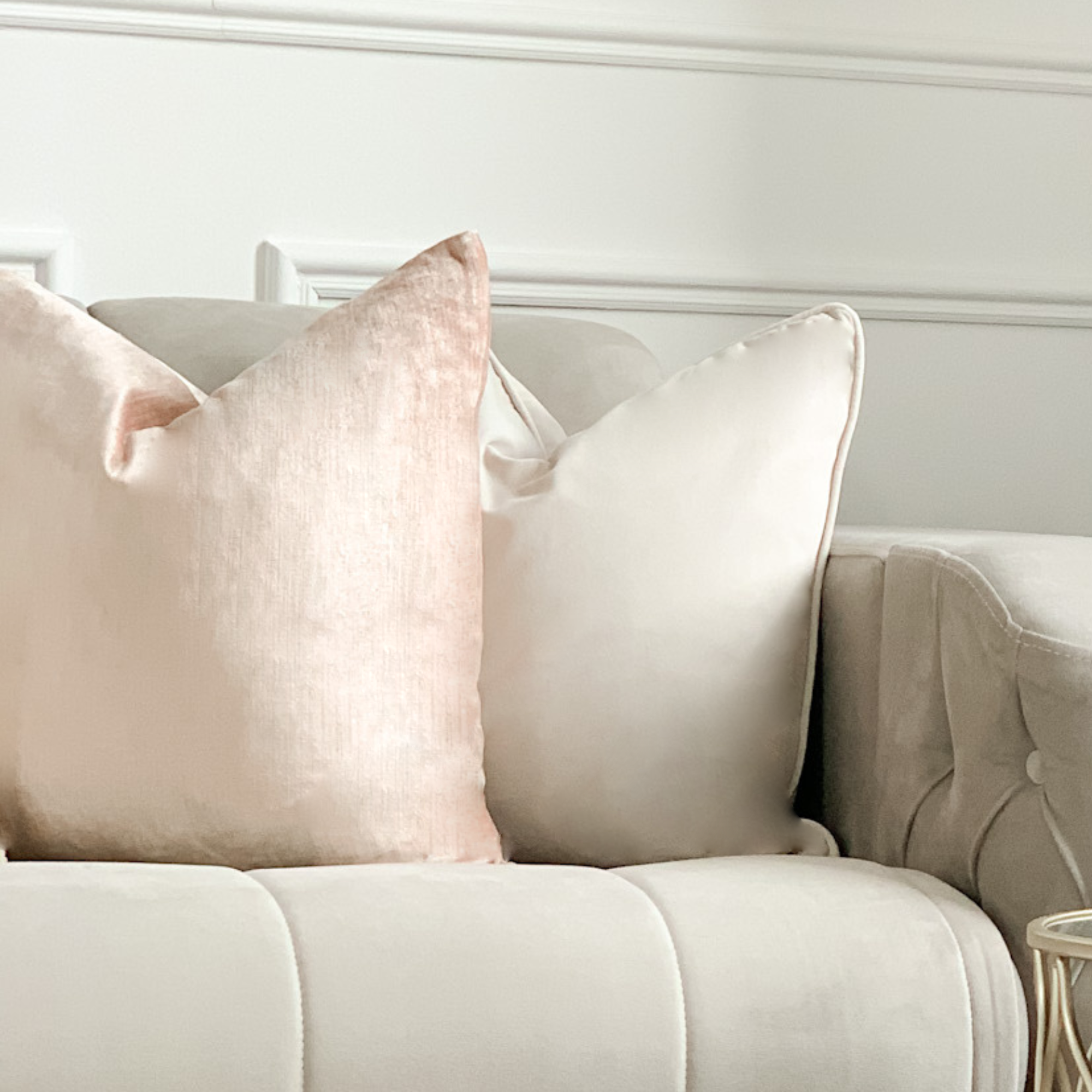 Lana Copper Velvet Cushion