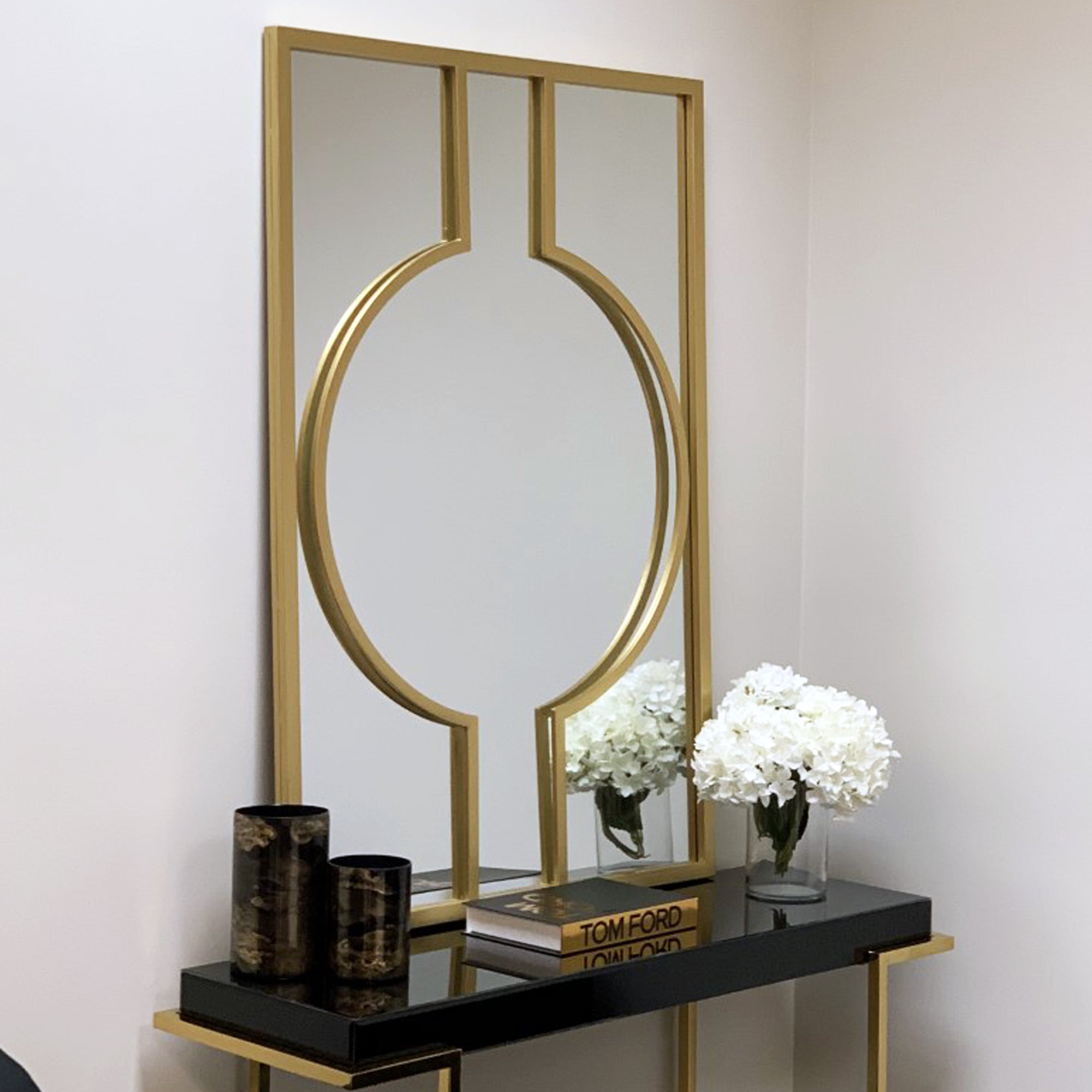 Gaia Gold Framed Mirror