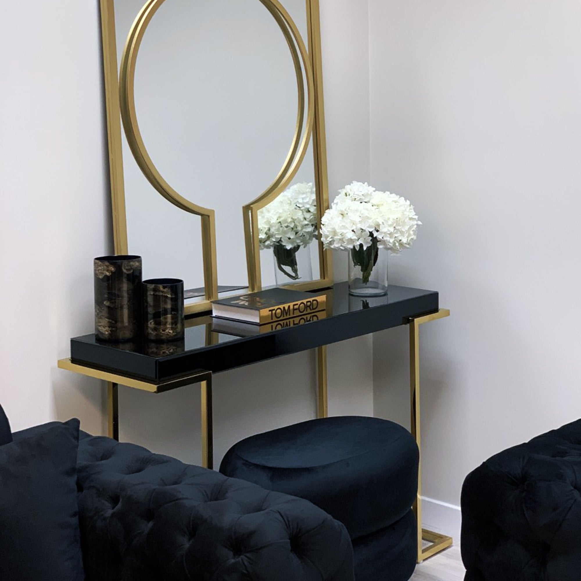 Gaia Gold Framed Mirror