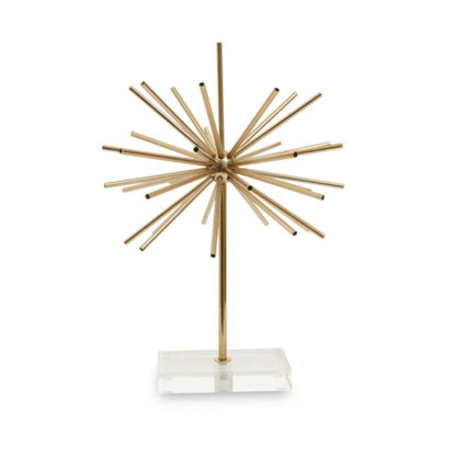 Starburst Statue In Gold With Clear Acrylic Stand